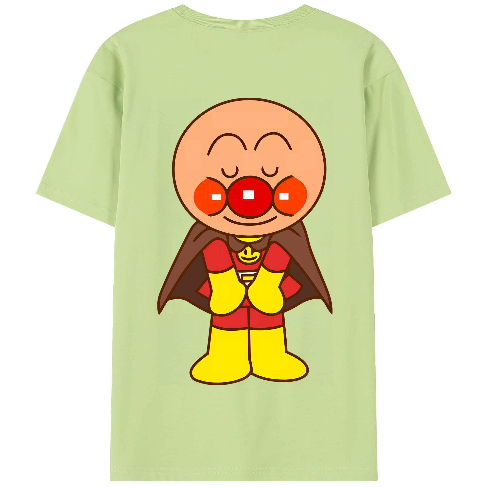 （画像用） アンパンマン Anpanman 綿100％半袖Tシャツ（背面プリント）